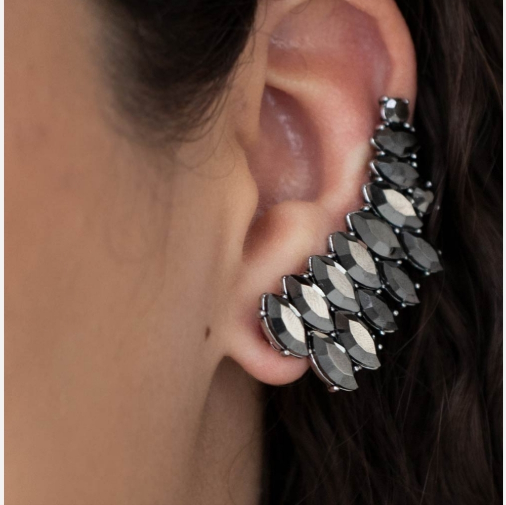 NWT Paparazzi- Explosive Elegance-Silver Ear Crawlers
